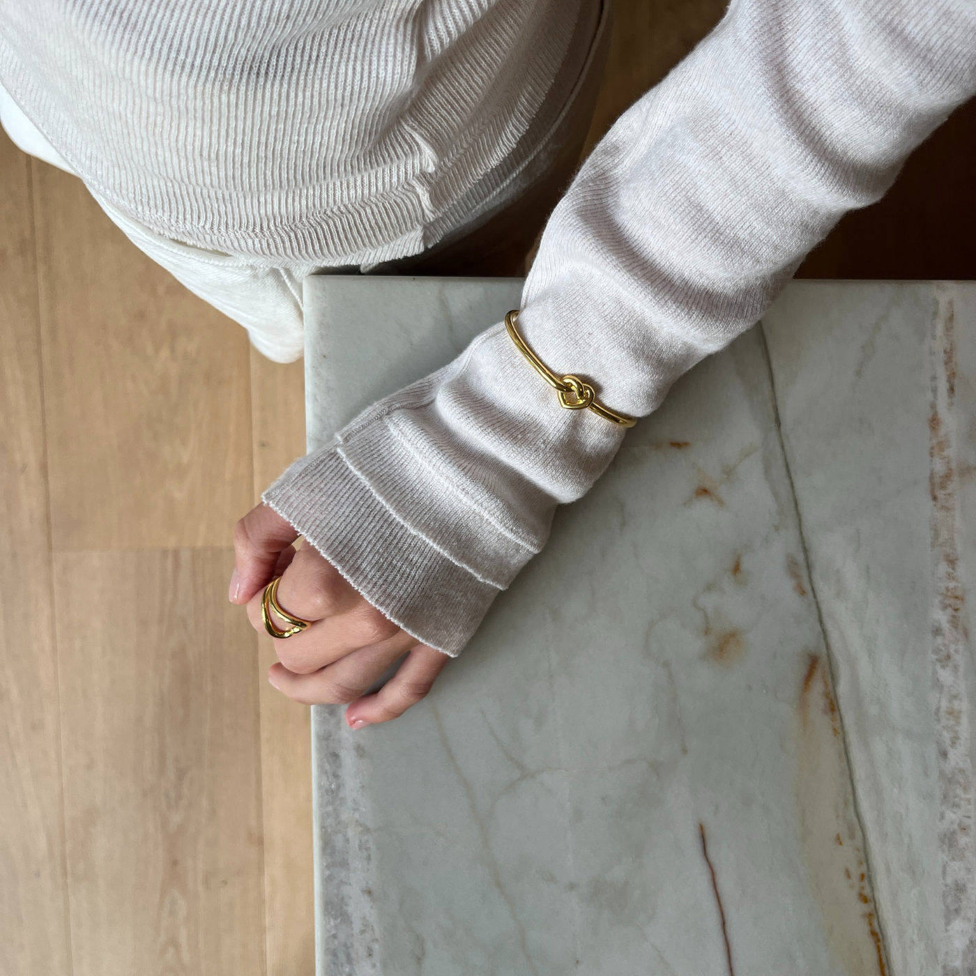 Tied Heart Armring