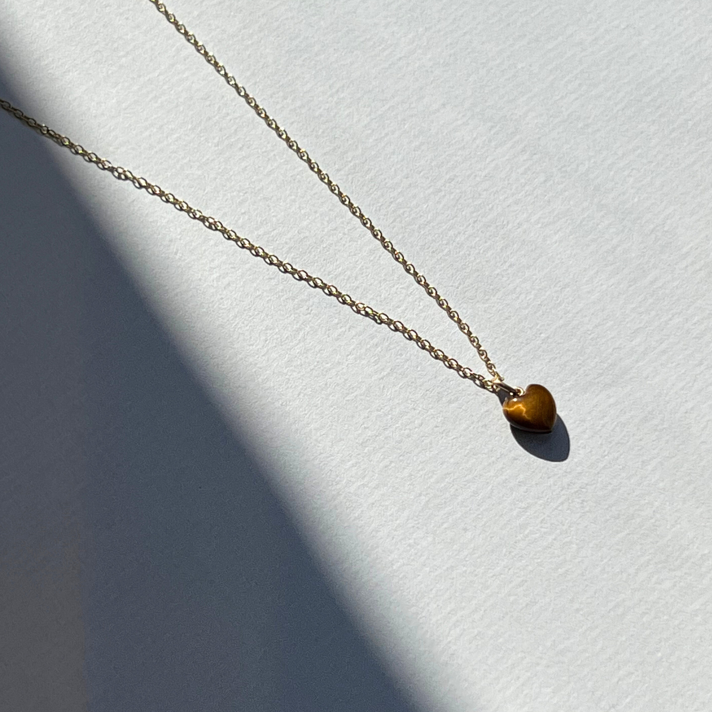 Tiger Eye Heart