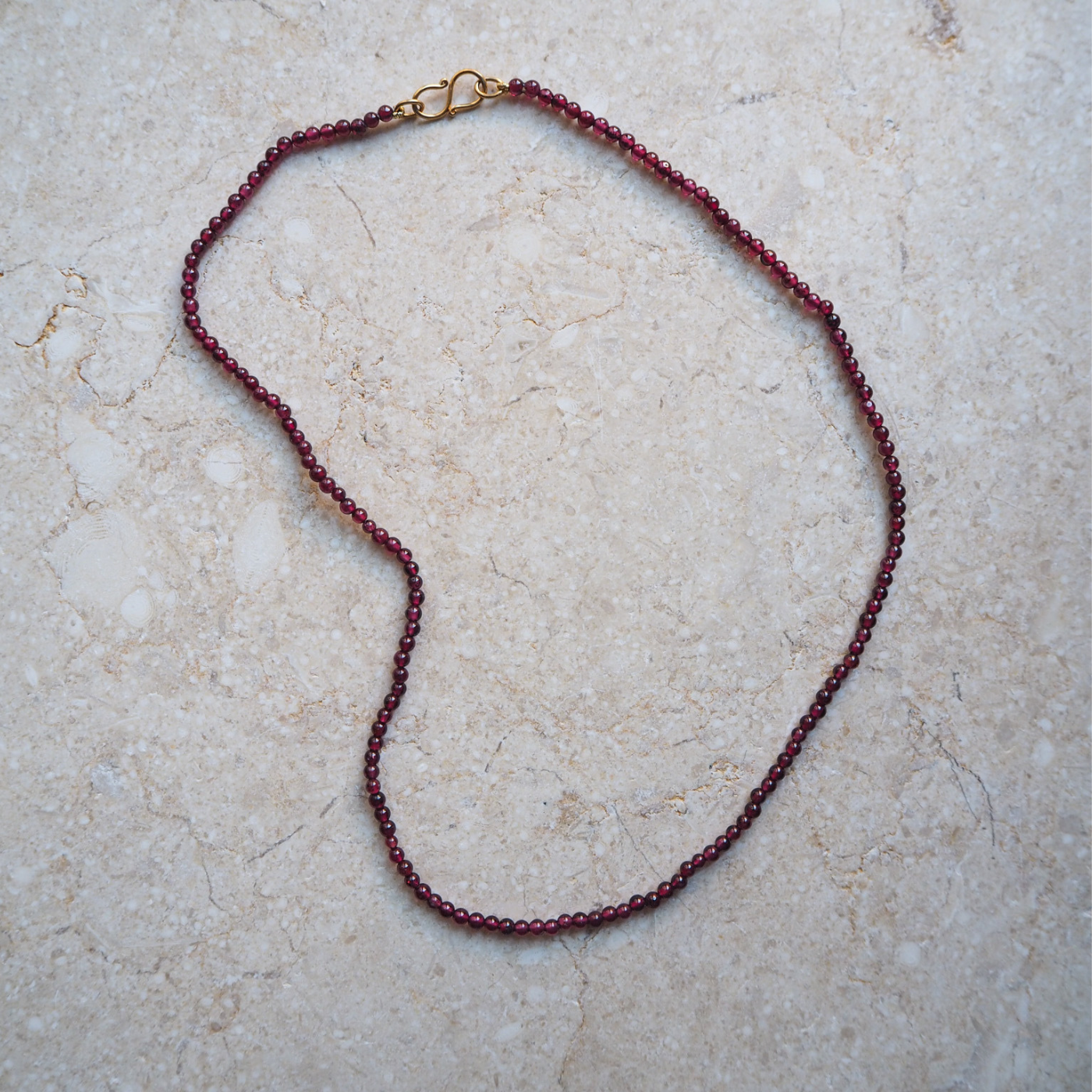 Small Garnet Necklace