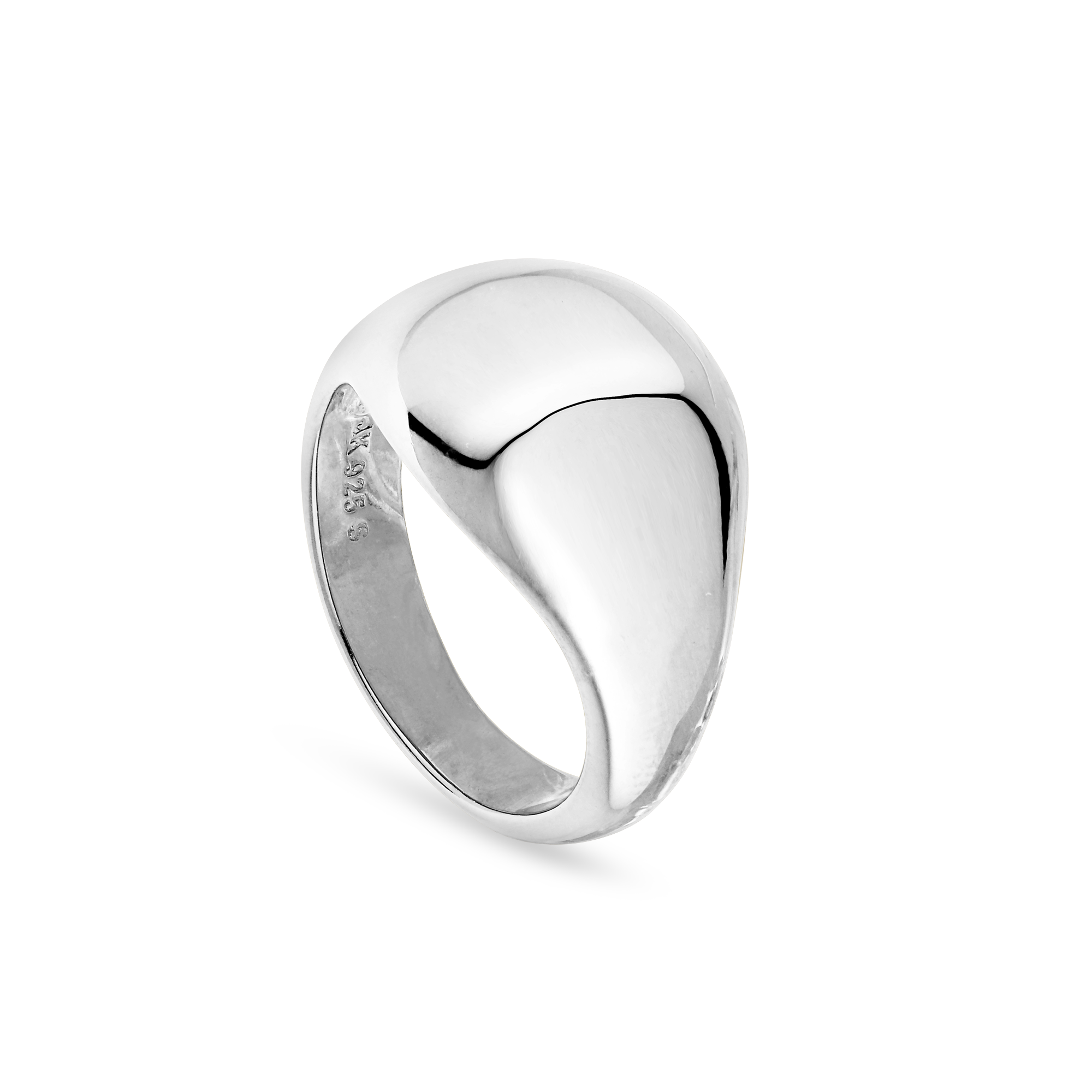 Atomic Dome Signet Ring