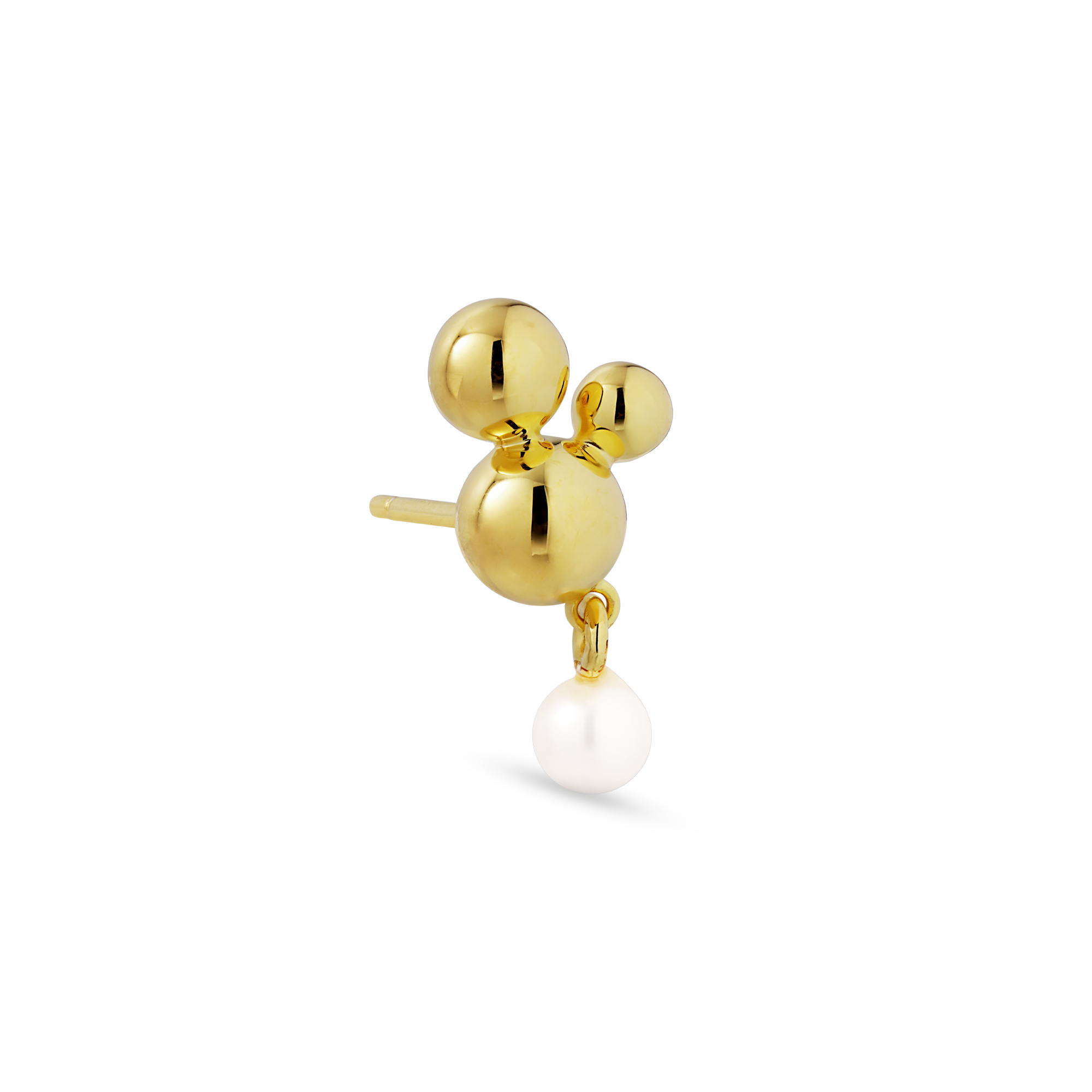 Atomic Stud w. pearl pendant