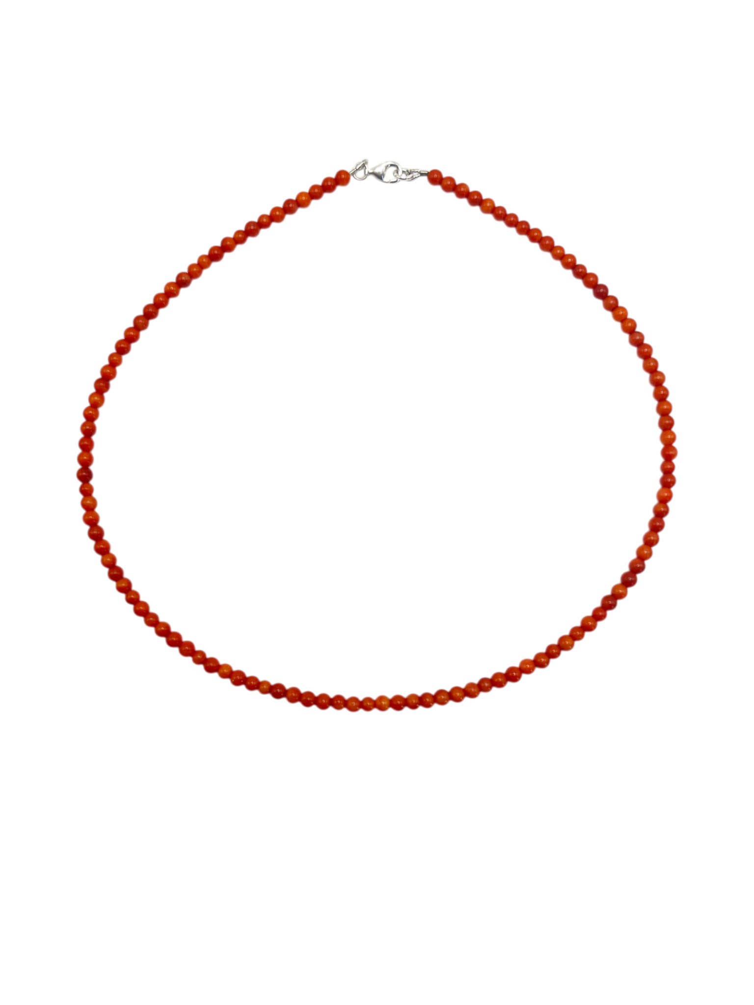Bead necklace Coral