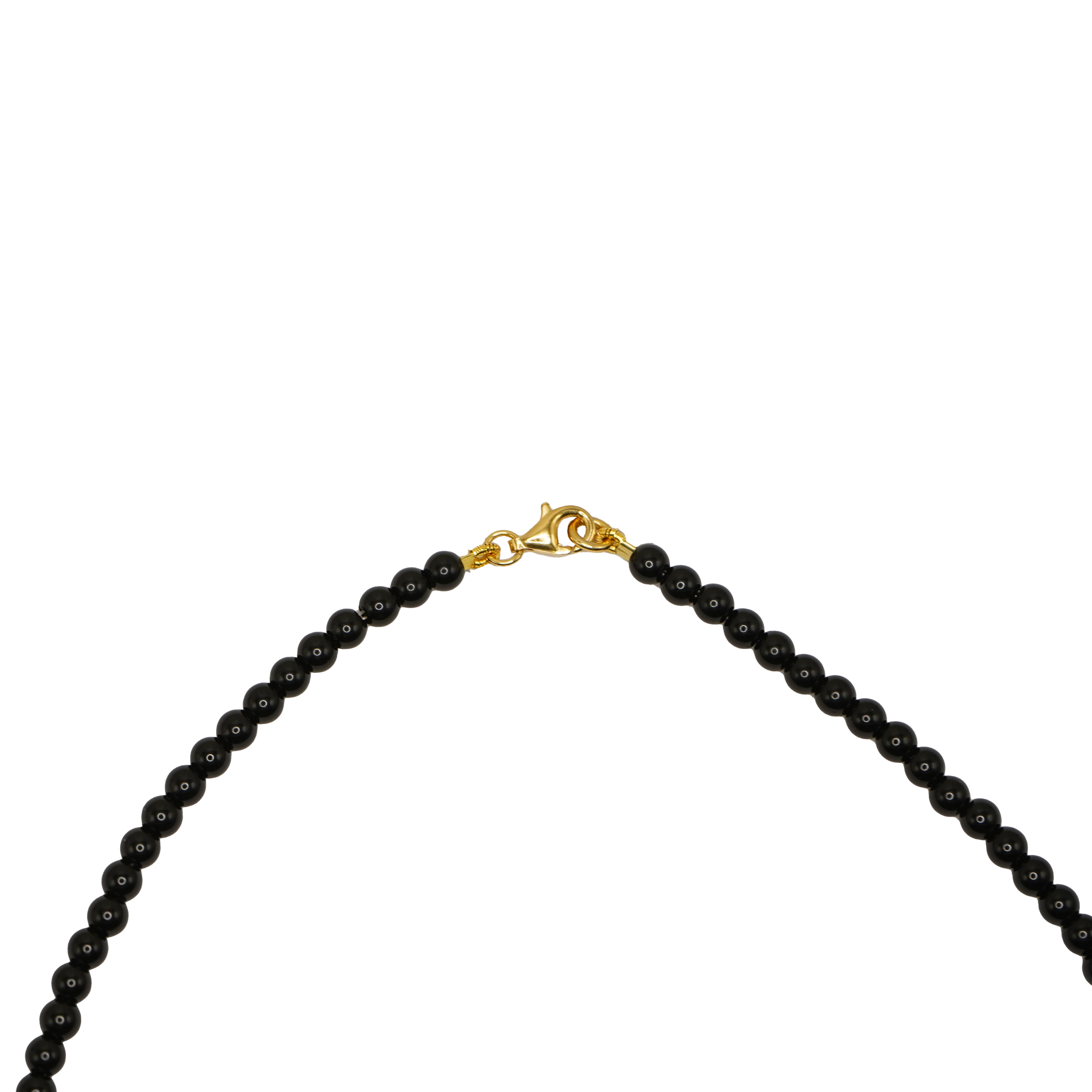 Bead necklace Onyx