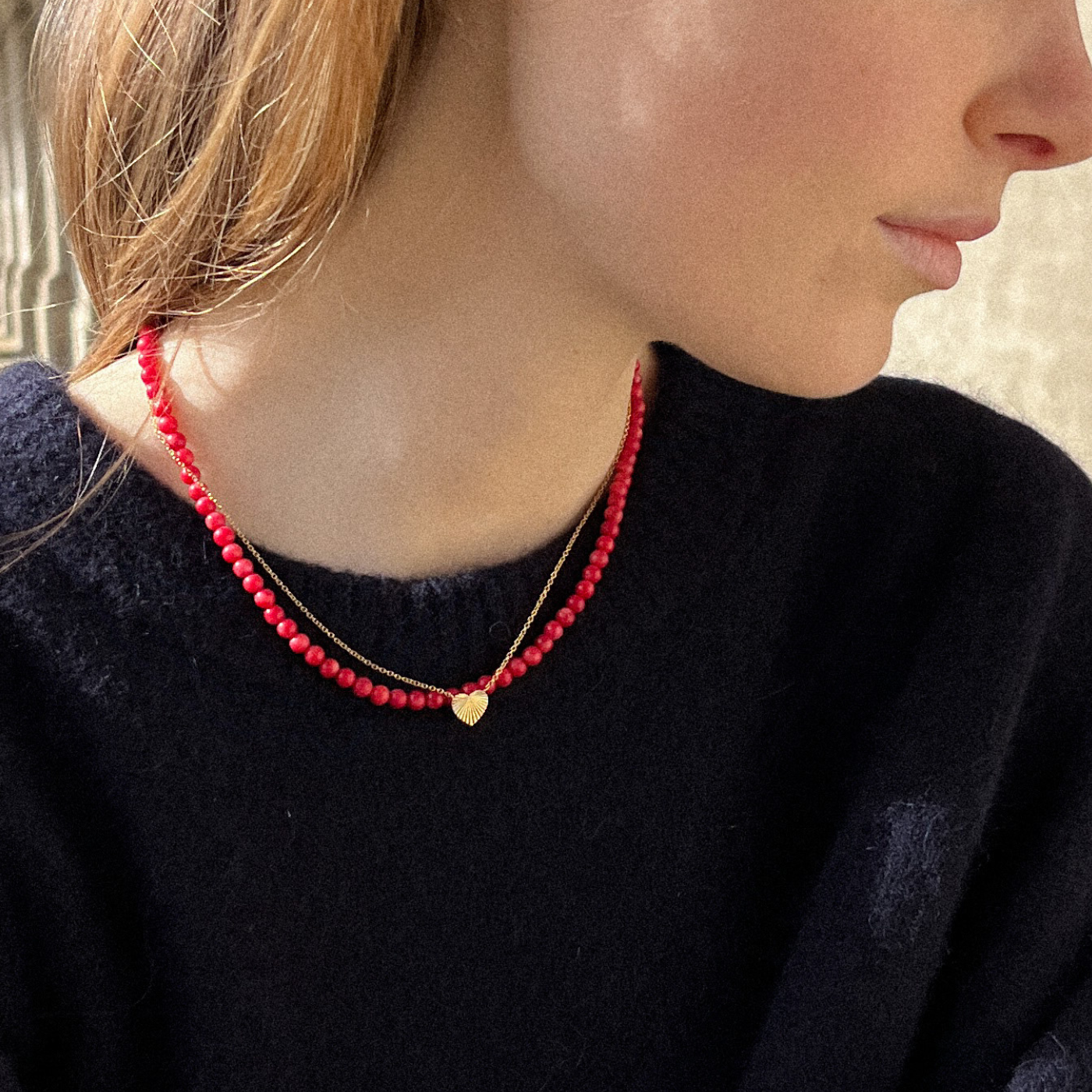 Reflection Heart necklace