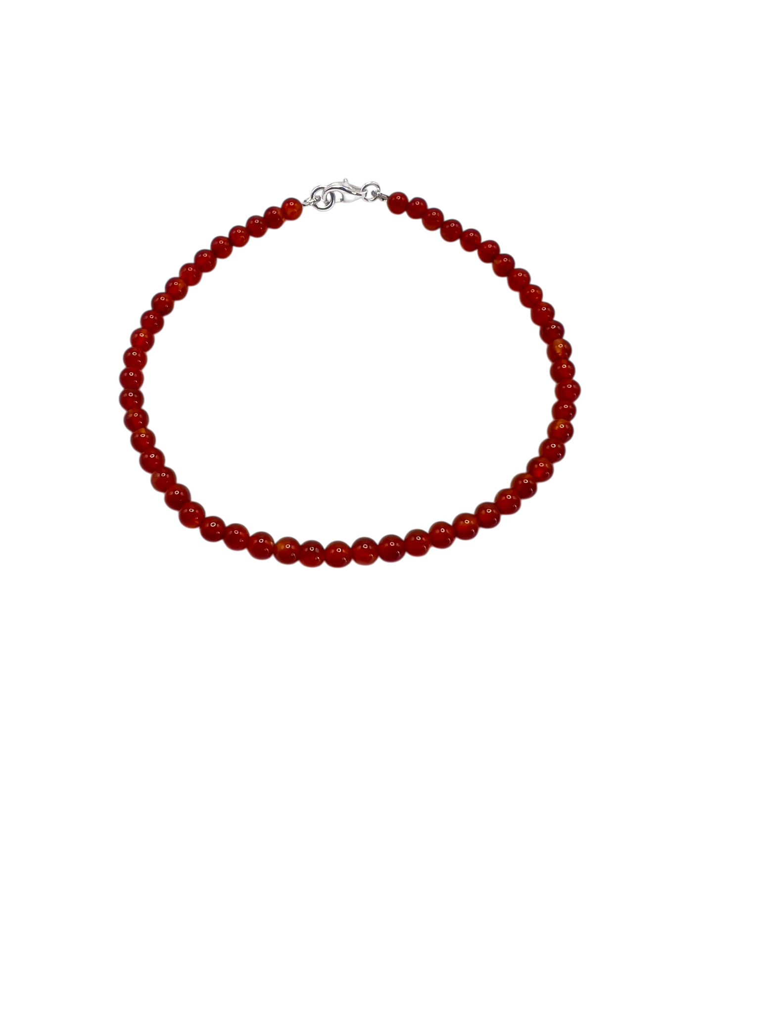 Bead Anklet Carnelian