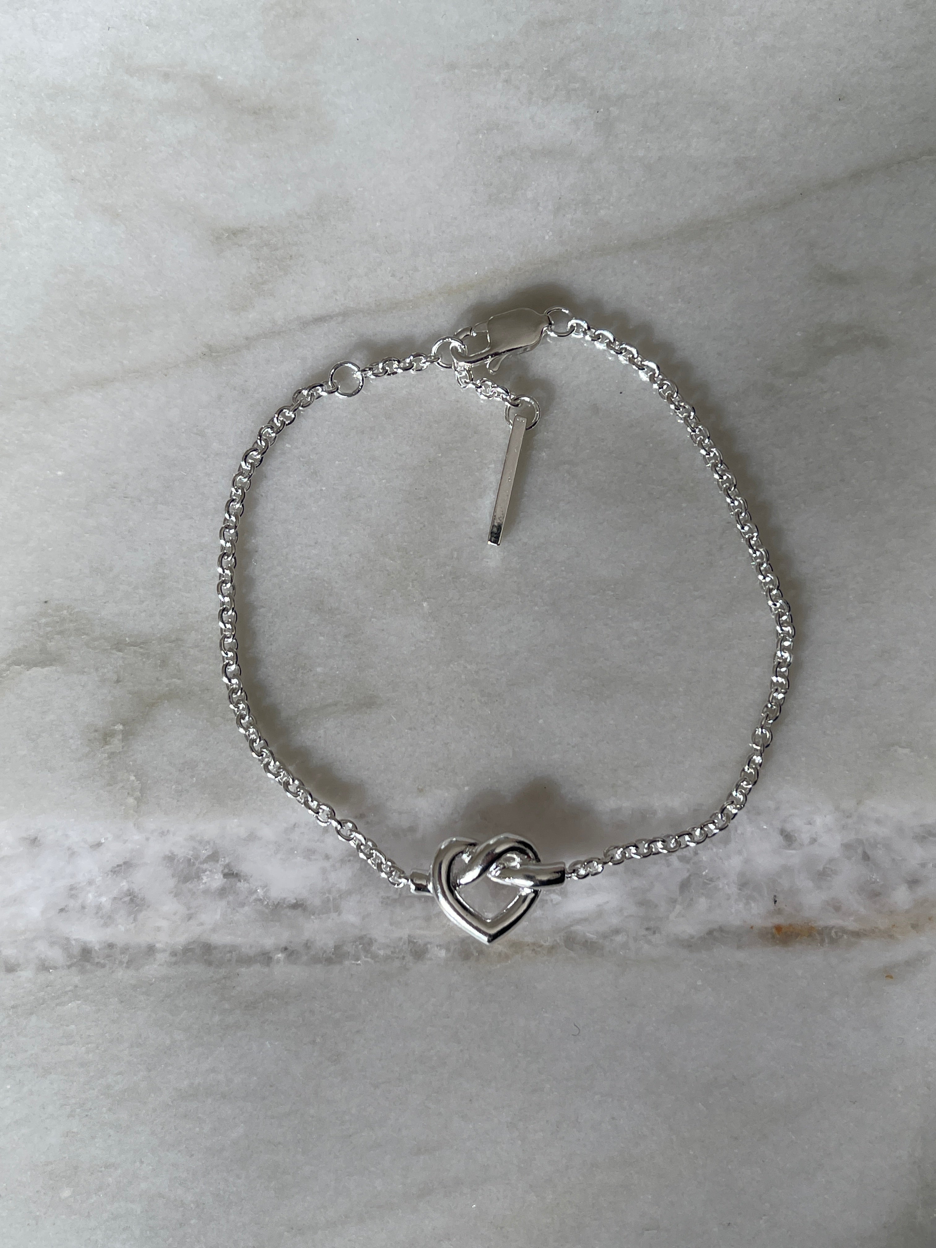 Tied Heart Bracelet