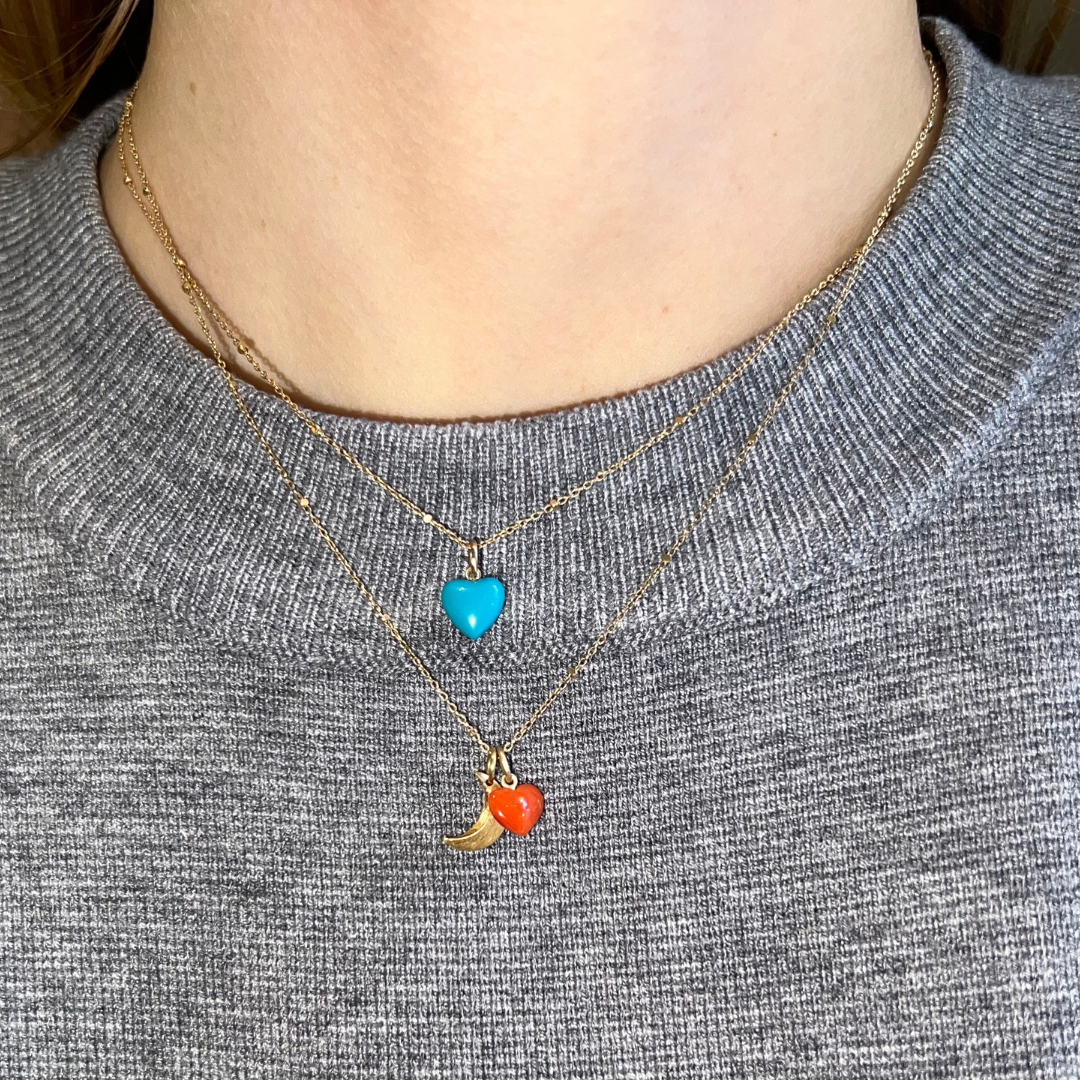 Pale Pink Coral Heart