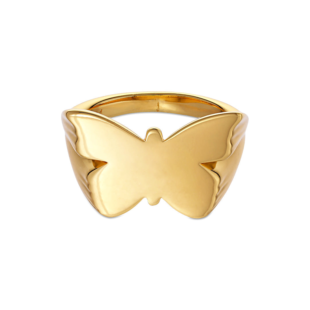 Butterfly Signet ring