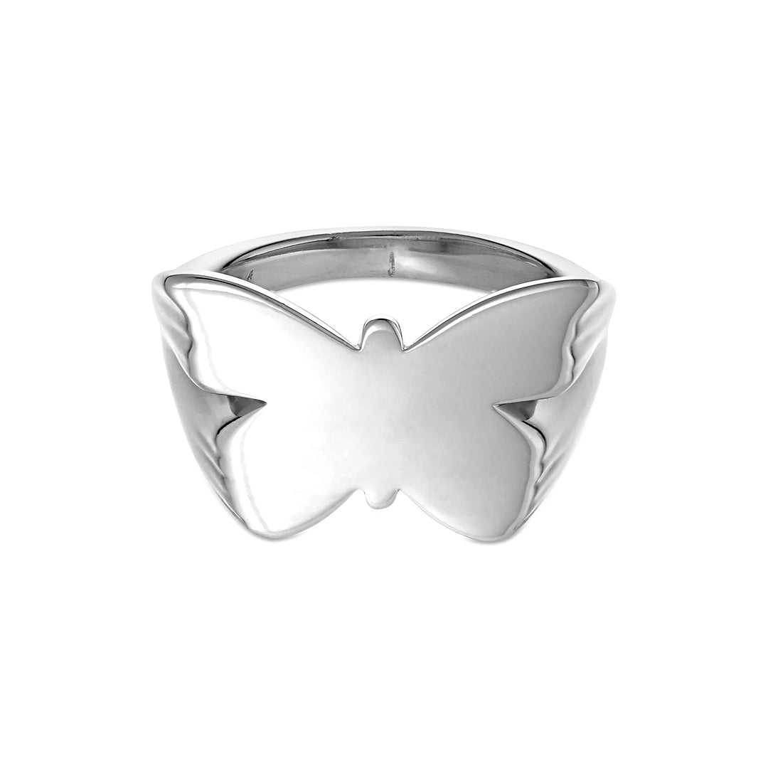 Butterfly Signet ring