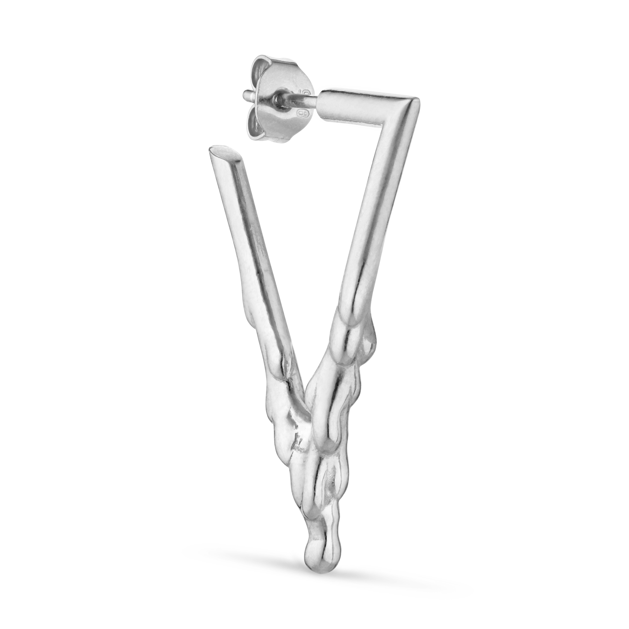 Drippy Triangle Earring