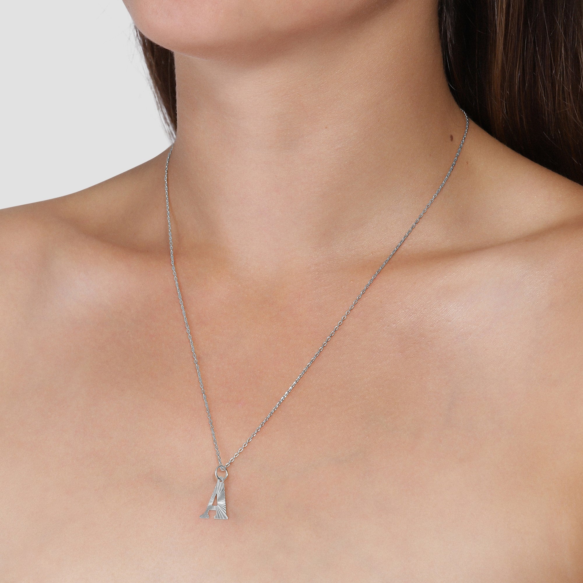 Reflection Letter pendant