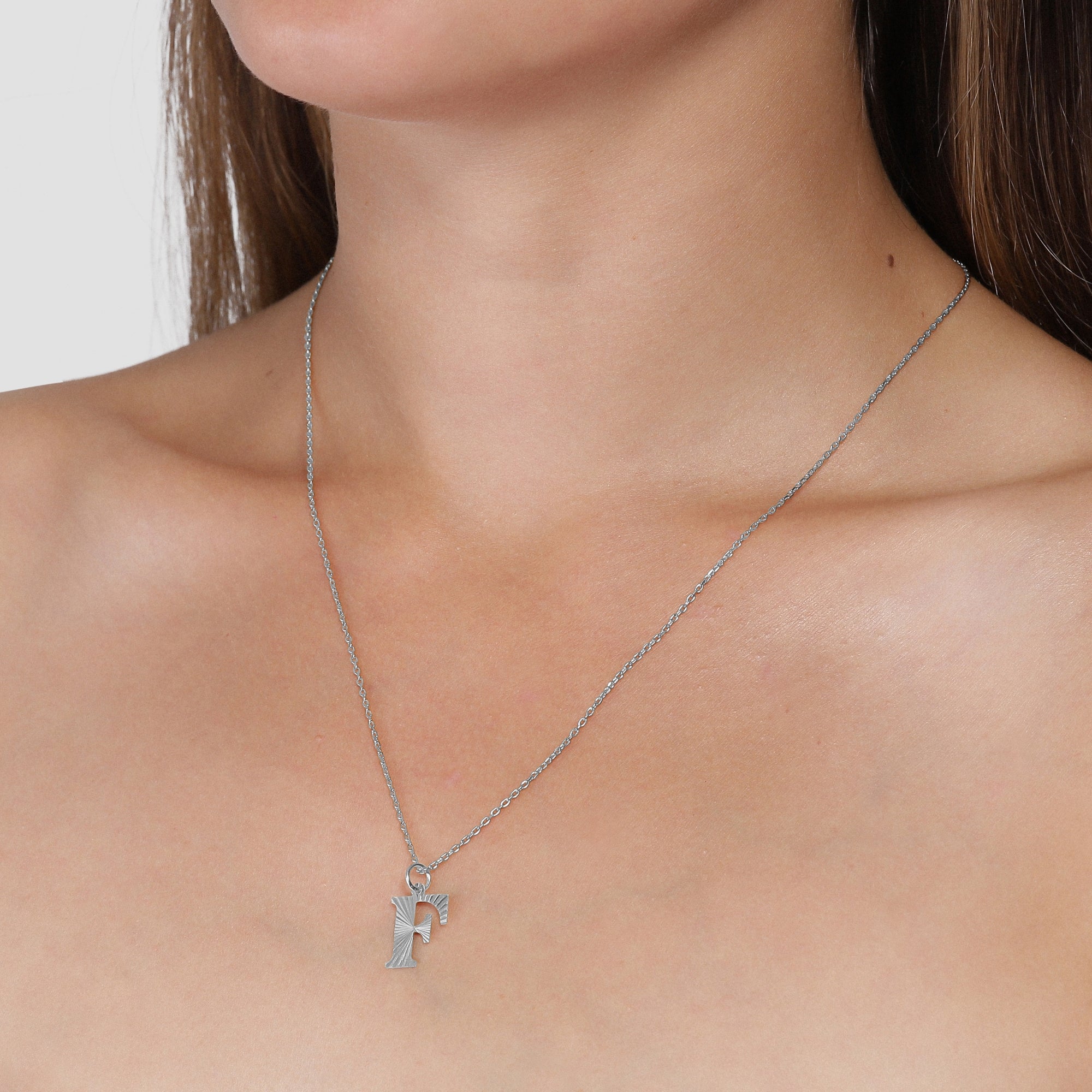 Reflection Letter pendant