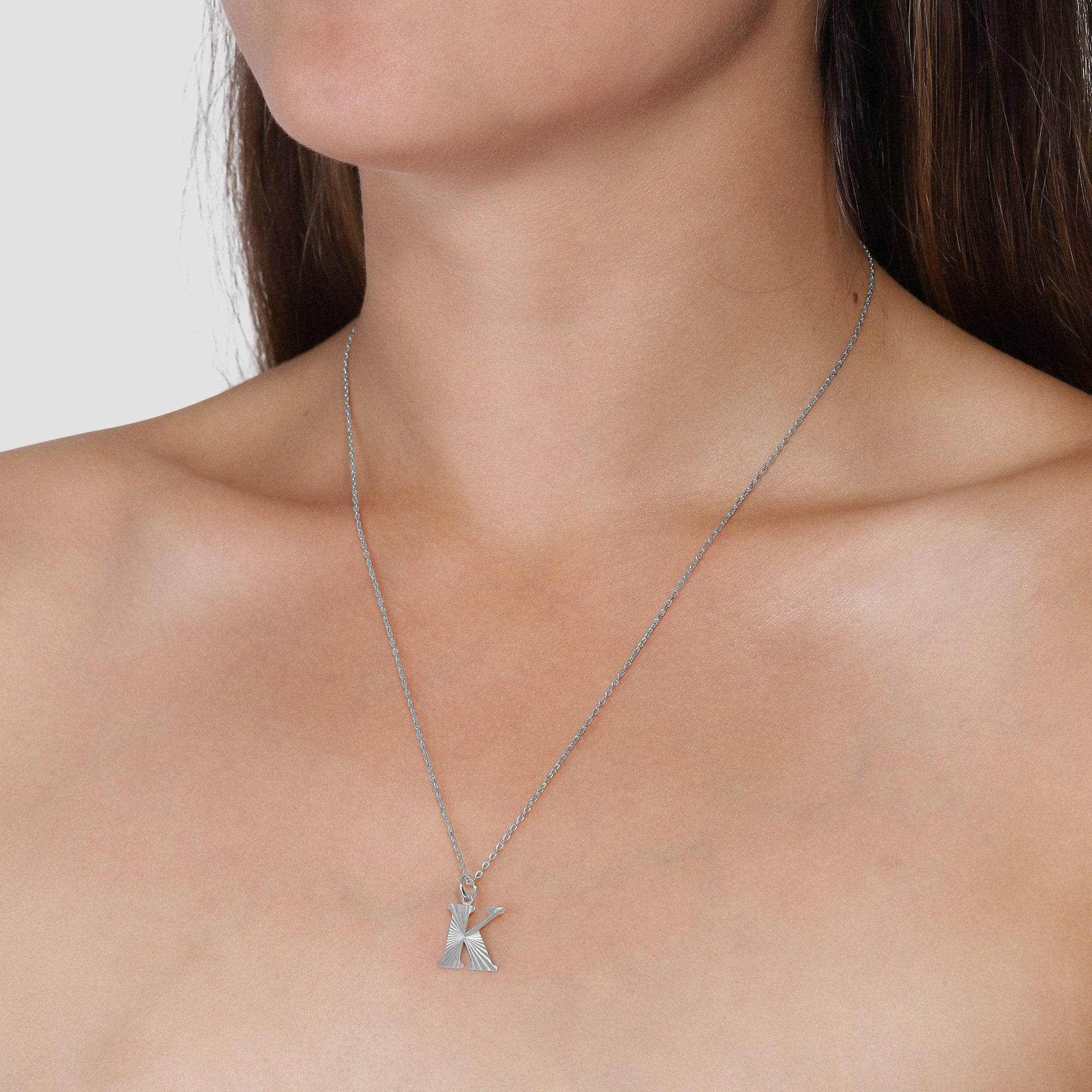 Reflection Letter pendant