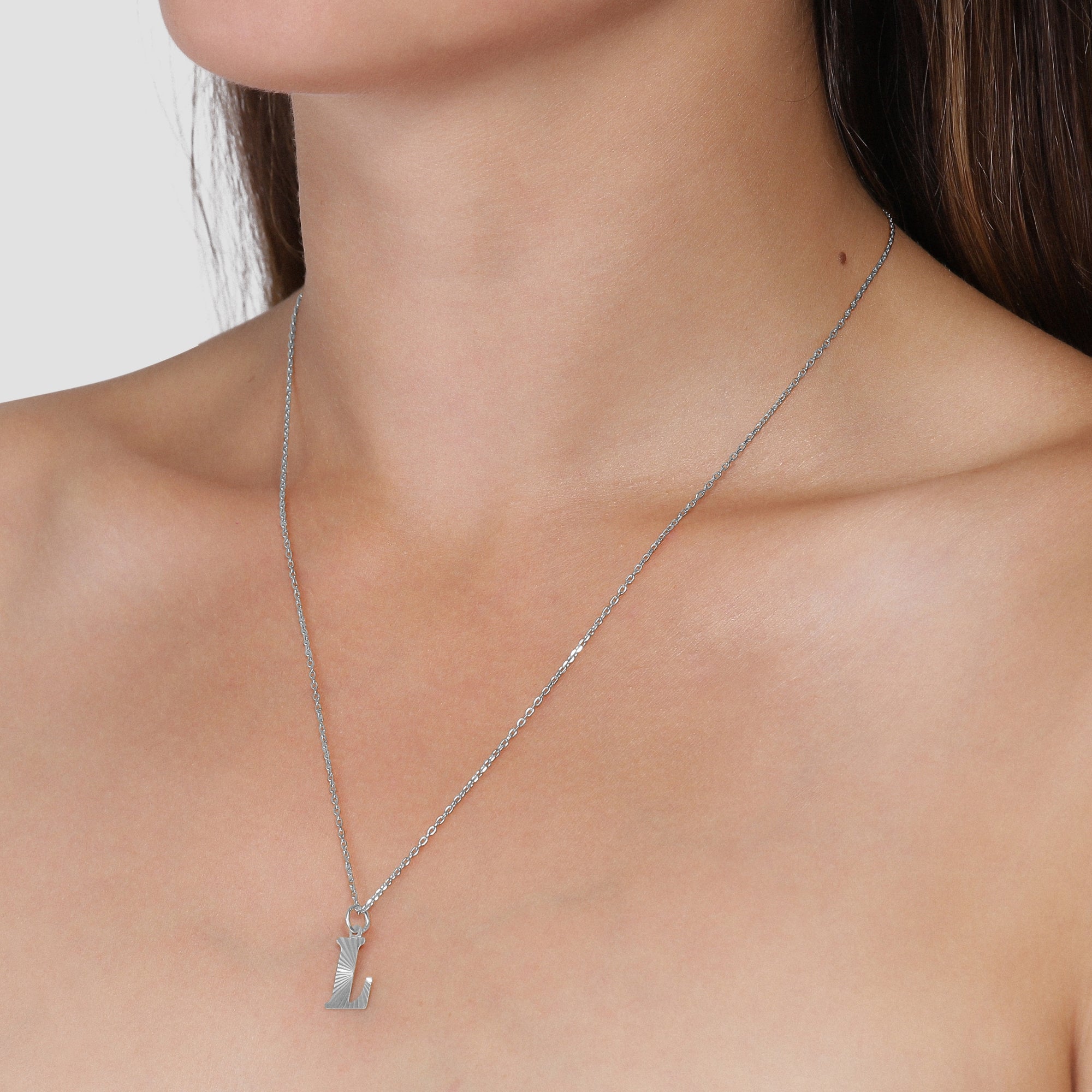 Reflection Letter pendant