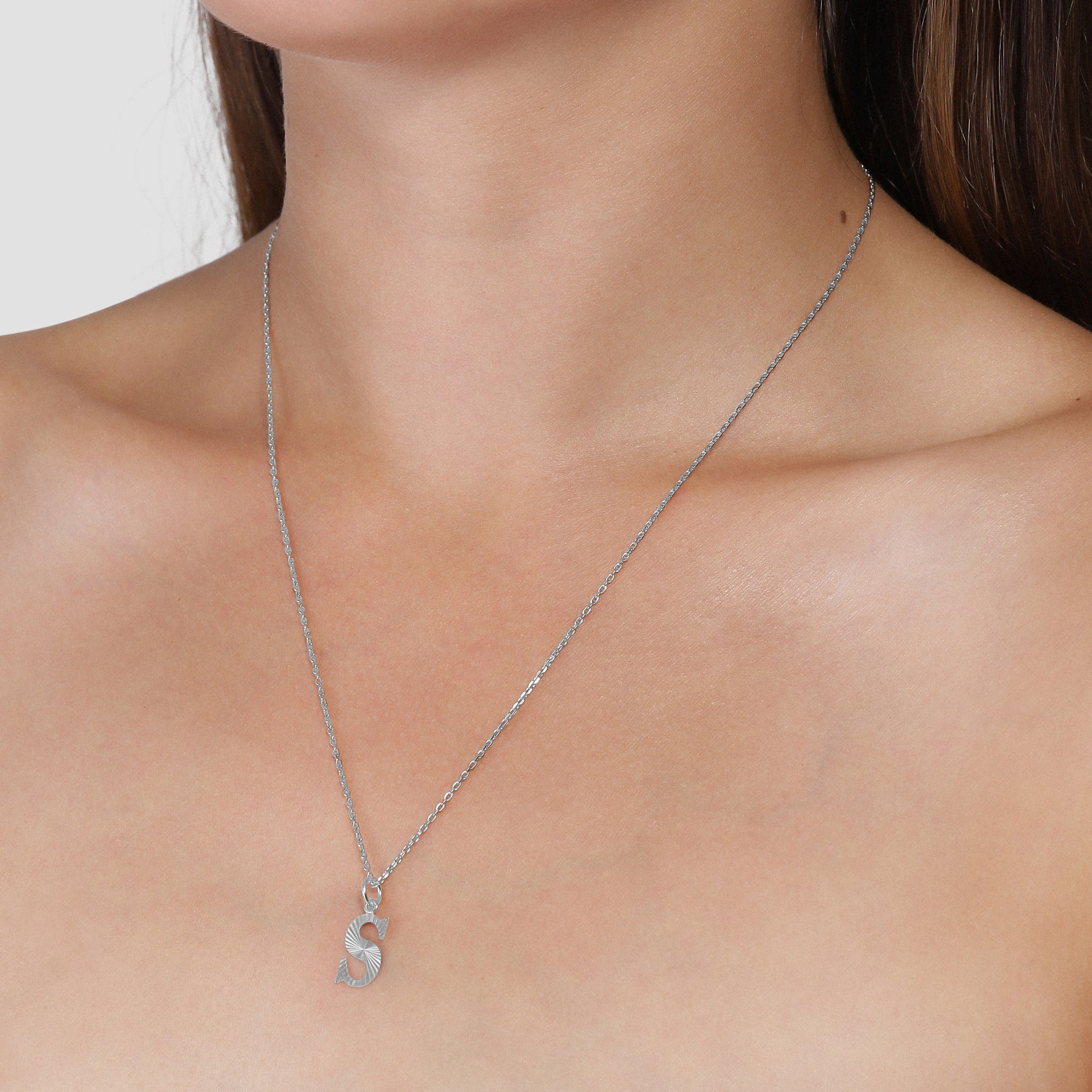 Reflection Letter pendant