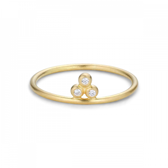 Temple Ring med brillianter