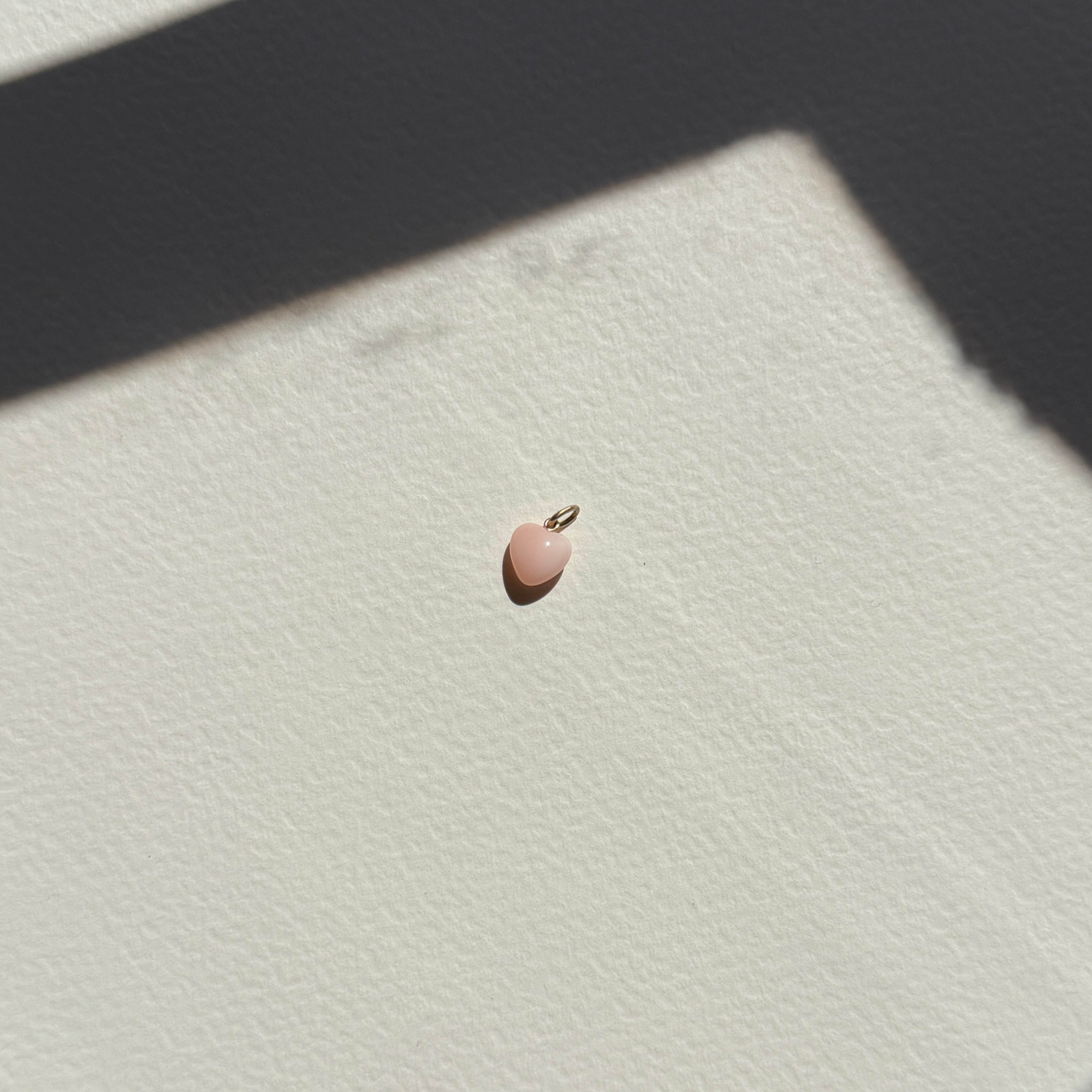 Pale Pink Coral Heart