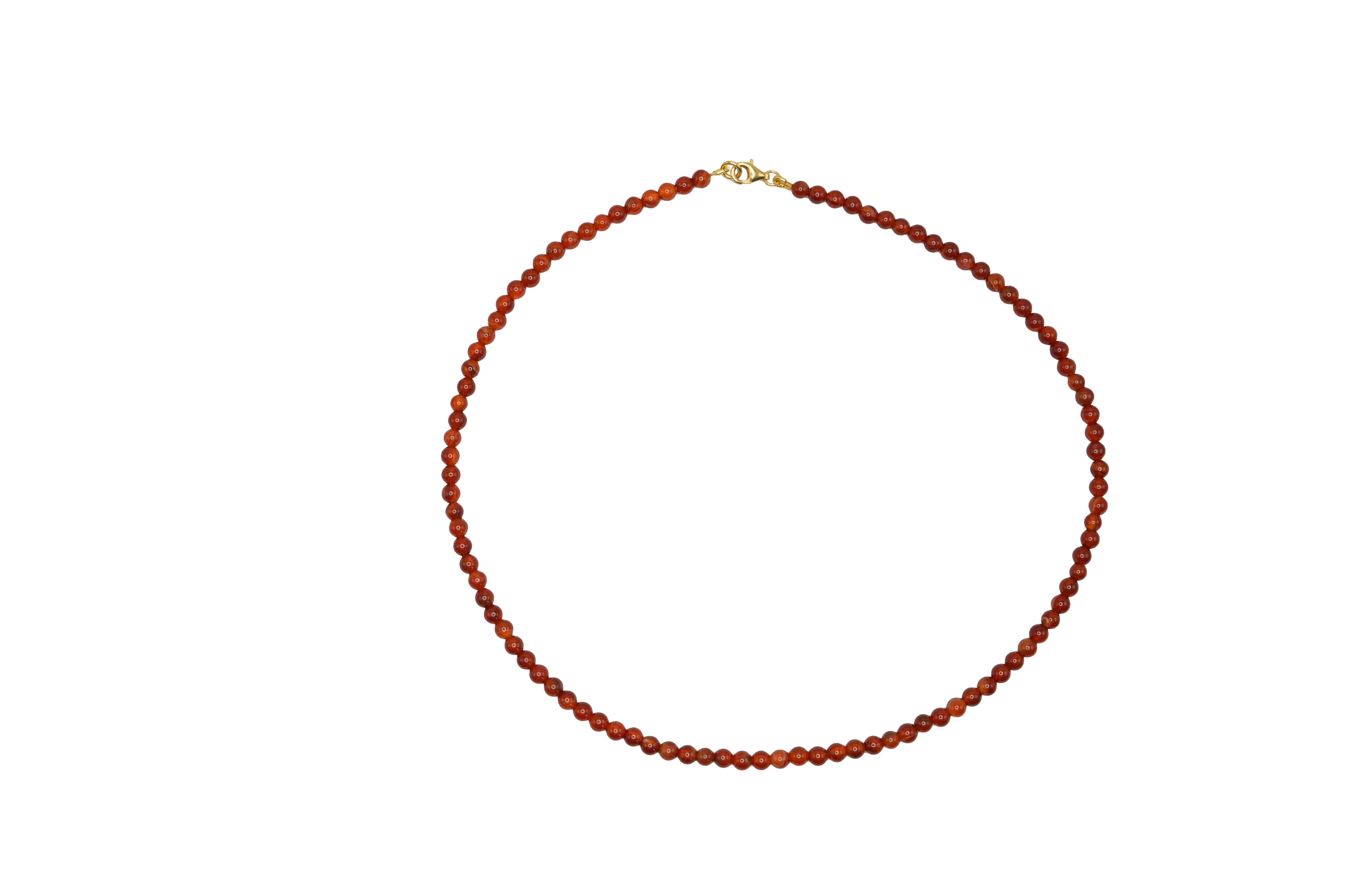 Bead necklace Carnelian