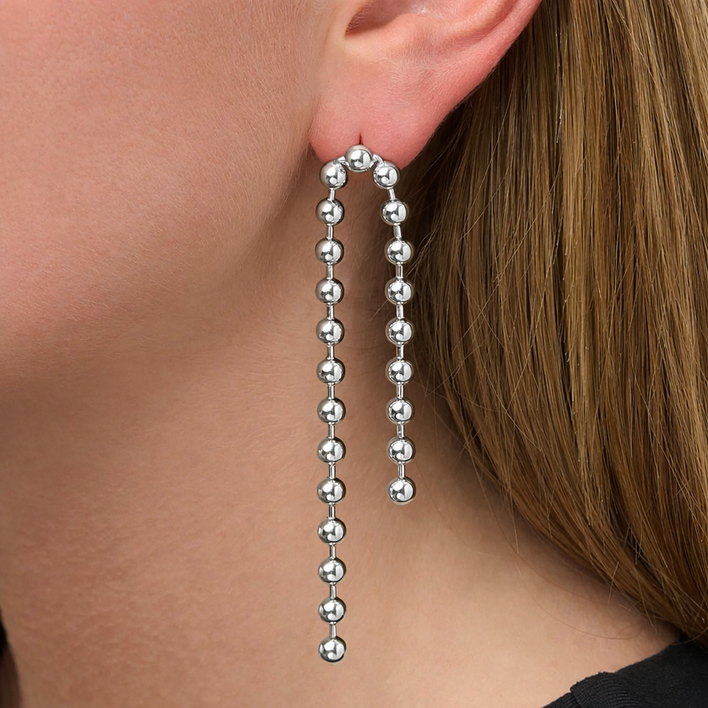 Atomic Double Chain Stud