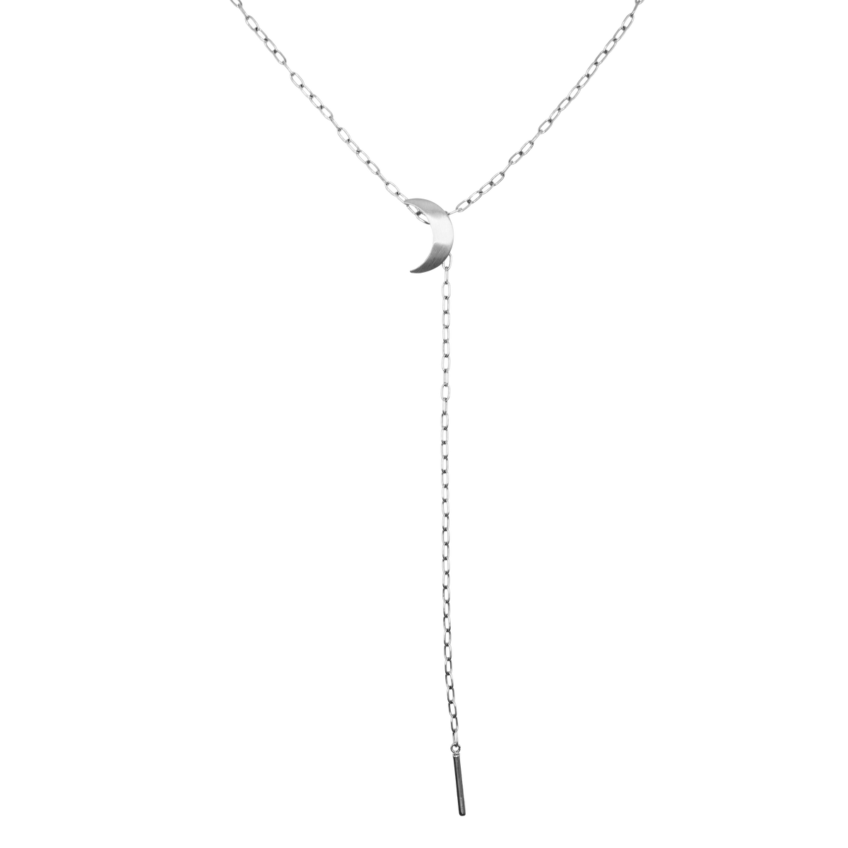 Half Moon Tie Necklace