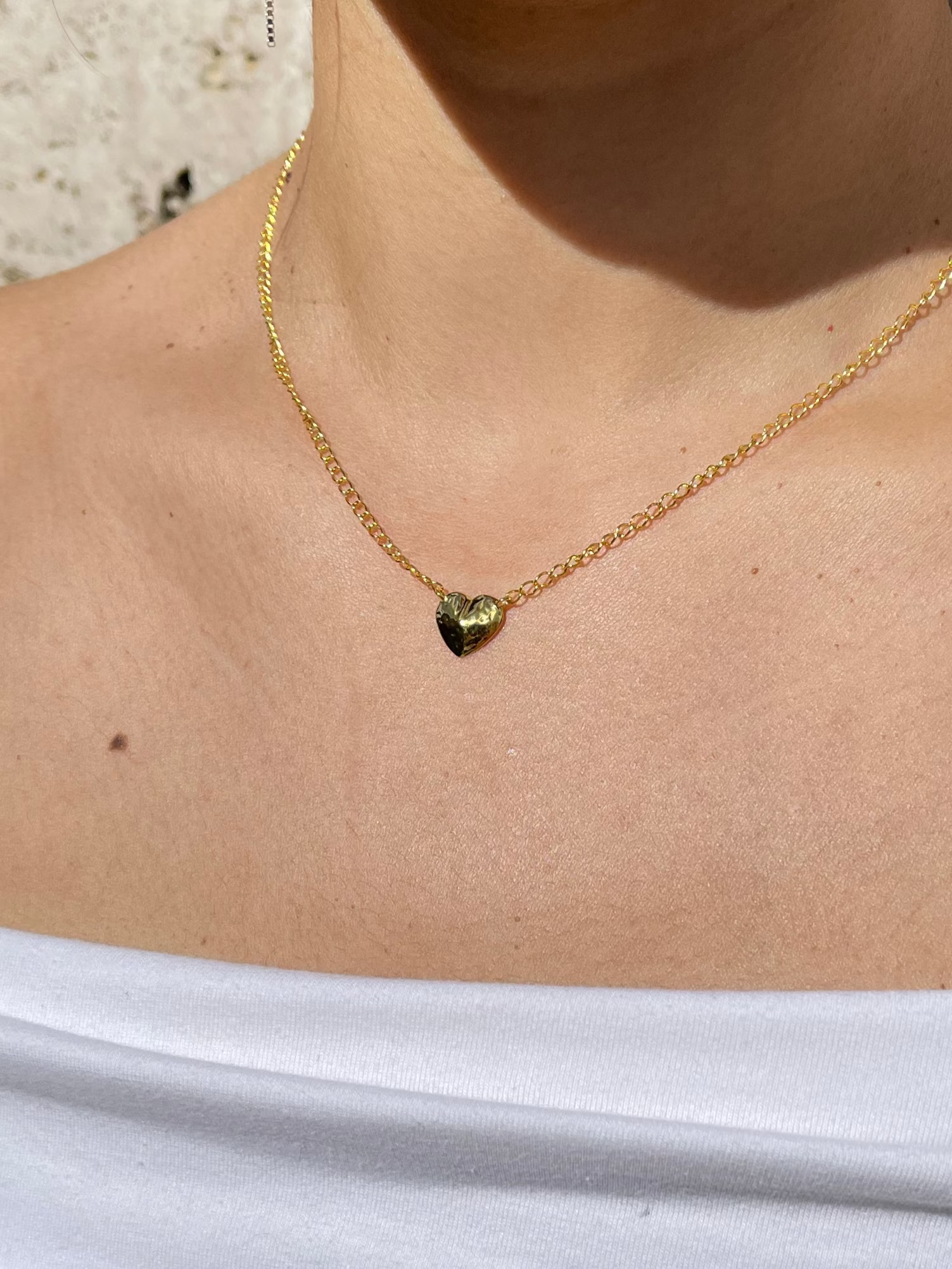 Bruised Heart Necklace