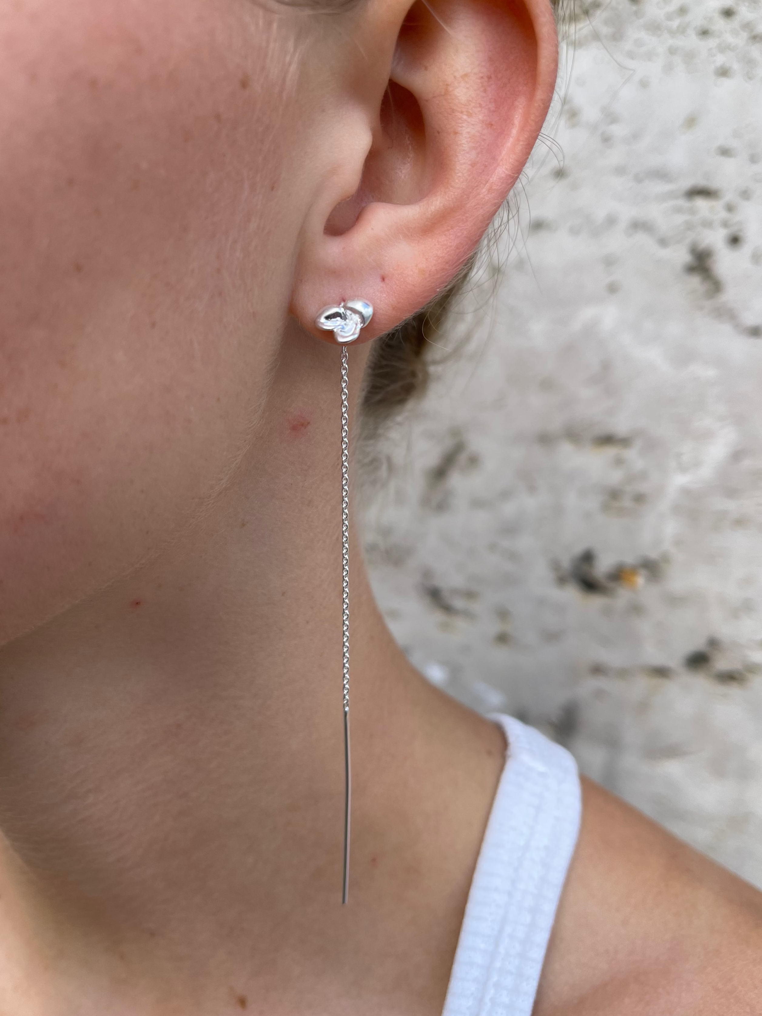 Leaf Chain Earring