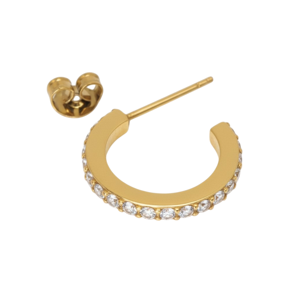 Olympia Hoop with Stones 10