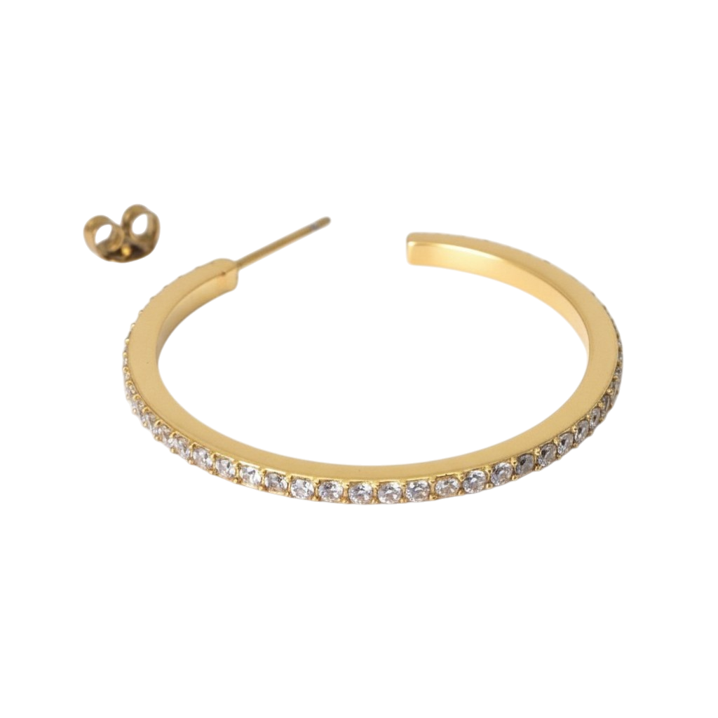 Olympia Hoop with Stones 27