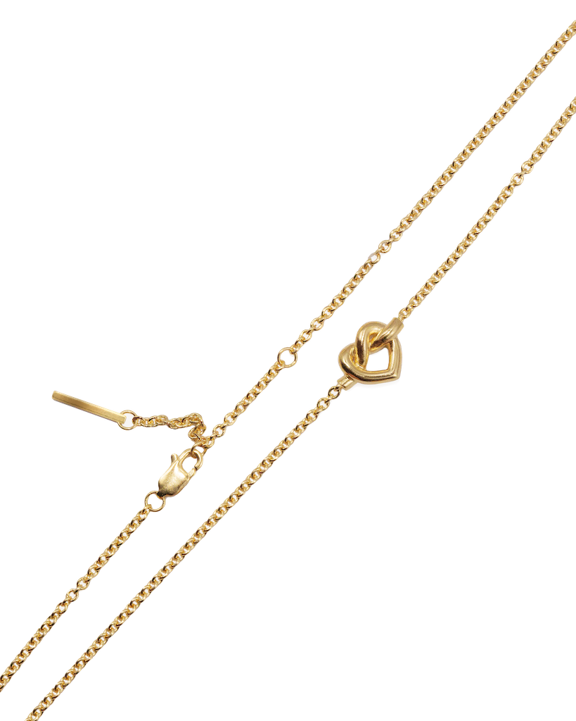 Tied Heart Necklace