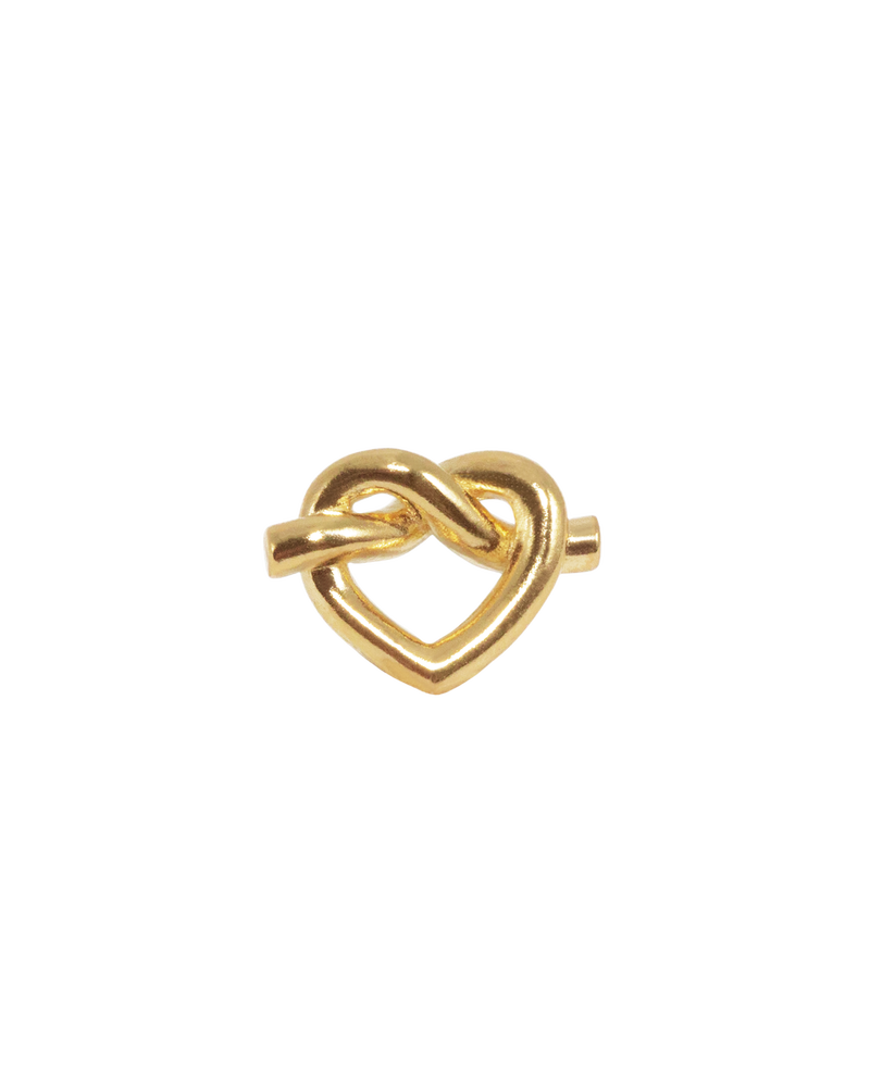Jane Kønig - Tied Heart Stud THS-AW25-G - Ørering